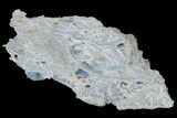 Blue Fibrous Chalcedony Formation - India #178446-2